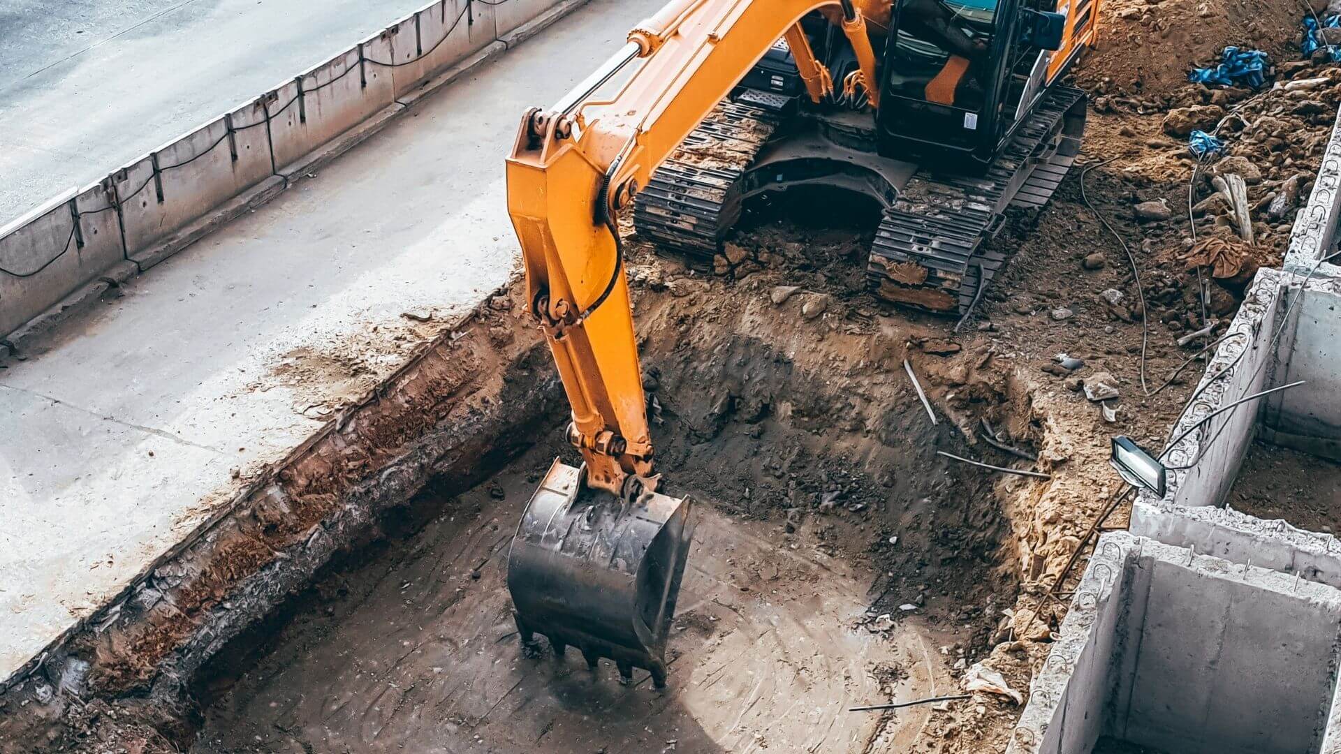 Travaux de terrassement à Cernay